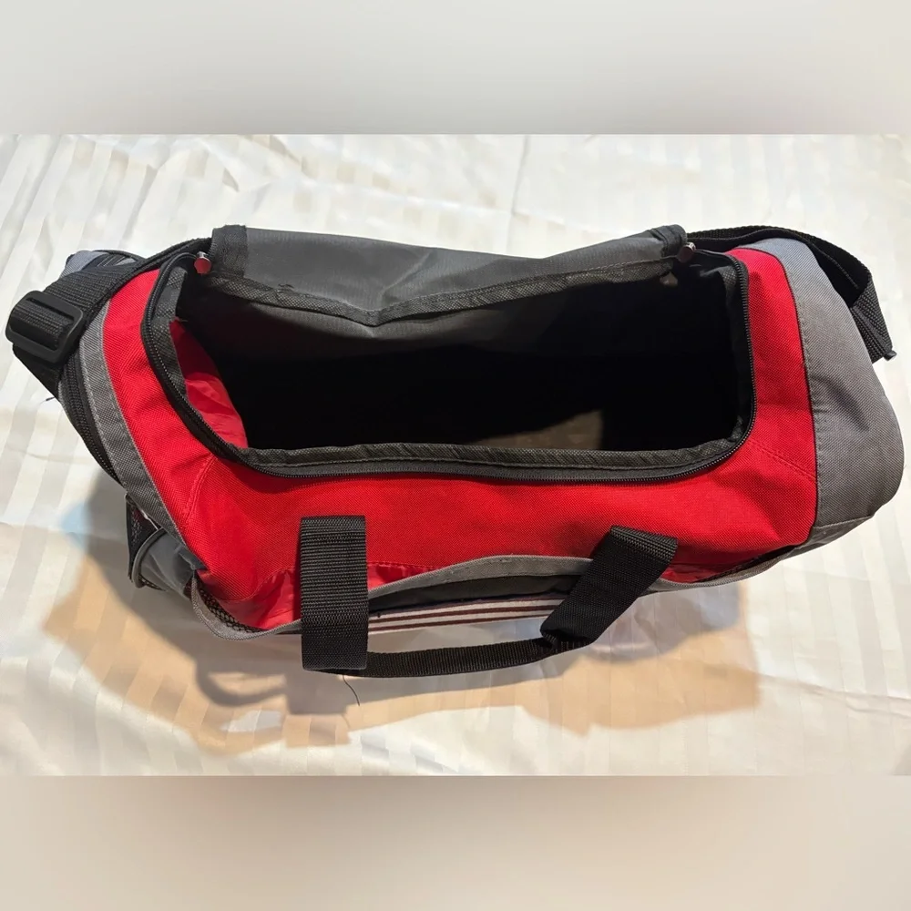 Gemline Carry-On Bag With Upside Down Glittered American Flag (Good Condition)